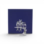 Swarovski crystal Swallows were part of the Feathered Beauties theme. Their head and tail feathers