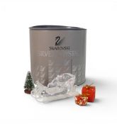 Swarovski Crystal Christmas Sleigh (205165) retired 2005 designed by Martin Zendron presented in