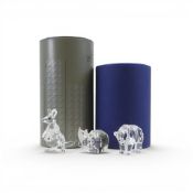 Swarovski Crystal Rare Encounters Kangaroo with Baby Joey (181756) retired 2006 designed by Gabriele