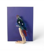 Swarovski Crystal Paradise Macaw (685824) retired 2011 designed by Roland Schuster presented in