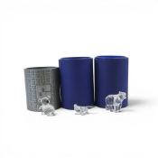 Swarovski clear faceted crystal Brother Bear (866407) retired 2010 designed by Elisabeth Adamer with