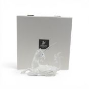 Swarovski Crystal Unicorn (191727) retired 1996 Annual Edition 'Fabulous Creatures' The Unicorn with