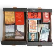 A large quantity of various different books to include historical books such as the Roosevelt