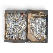 A large quantity of stainless steel and silver-plated cutlery including kitchen knives, Indian