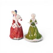 Two Royal Doulton figures, On the Six the day of Christmas, HN 5173 from the twelve days of