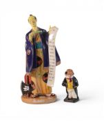 Two Royal Doulton figures to include Ko Ko HN 2898 and Miniature Charles Dickens figure Captain