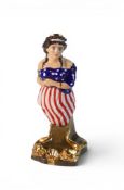 Royal Doulton character figure - ships figurehead Benmore HN2909, limited edition, in special silk