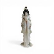 Michael Sutty figure of a Geisha ,h.31cm.