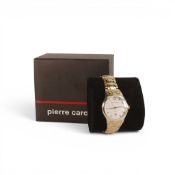 A Pierre Cardin Gentleman's watch with 2 coloured metal strap, in original presentation box.