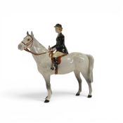 Beswick model of Huntswoman on grey horse, model no.1730.