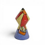 Lorna Bailey Galleon Sugar Shaker, Signed by Lorna.