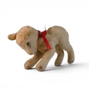 Vintage Steiff 1940/60's Mohair Goat complete with the Steiff button to the ear and a bell on a