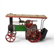 Mamod steam engine, with coal bucket. Appears incomplete.