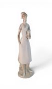 A Lladro figure 'Nurse with Charts' model 4603, height 36.5cm, good condition
