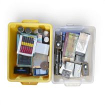 A quantity of modeller tools including drills, screw drivers, Vulcan 30 5 in 1 Soldering Tool Kit,