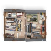 A collection of TTR OO gauge items including freight wagons, tankers, passenger carriages and
