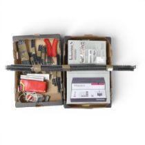 A collection of OO gauge accessories to railtrack, points, R951 Slave Control Unit and R950 Master