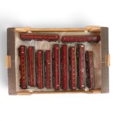 A quantity of OO gauge kit built LMS passenger coaches and sleeping cars, some detailed with