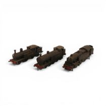 OO gauge kit-built steam locomotives to include 0-8-2 tank locomotive 2-4-2T and 2-6-4 Fairburn