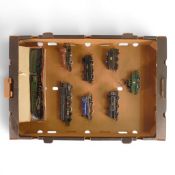 A collection loose OO gauge locomotives to include Hornby Dublo 4-6-2 Class A4 Golden Fleece BR