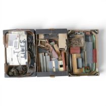 Large quantity of Trix Twin Railway 3-rail system HO gauge track, together with various