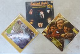 Vinyl - 3 x vinyl albums: Rolling Stones - Rolled Gold, The Monkees - The Monkees and The