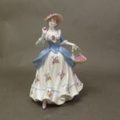 Coalport for Compton & Woodhouse figurine Strawberries Scarlet Strawberries, limited edition from