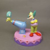 Boxed Coalport Characters Limited Edition The Simpsons figure 'Side Show Mel Gets Fired'. The