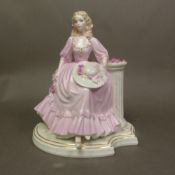 Coalport 'English Rose Collection 1992' May Queen figure limited edition 137 / 1000.