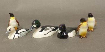 Beswick 3 Peter Scott ducks to include a Tufted Duck, a Goldeneye Duck and a Smew Duck, together