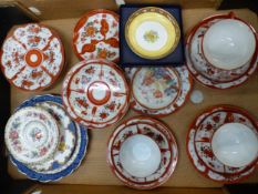 Mixed ceramics to include Oriental tea ware items (1 tray).
