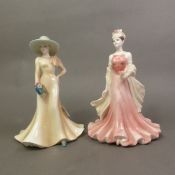 Two Coalport lady figurines, Sue and Helen, tallest 21cm (2).
