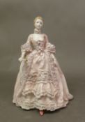 Coalport Femmes Fatales limited edition figurine Madame de Pompadour, height 22cm.