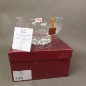A Royal Brierley boxed Queen Elizabeth II 90th Birthday Coaching Bowl limited edition 13/90, boxed.