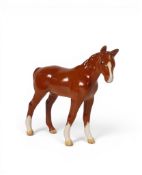 Beswick Small Thoroughbred in Chestnut Gloss. Model No 1817. Height 8cm