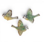Beswick Set of 3 Blue Tit Wall Plaques -Models 705, 706 and 707 (3)