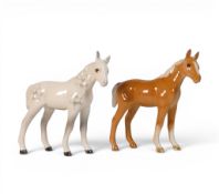 Beswick Small Thoroughbred in Grey & Palomino Gloss. Model No 1817. Height 9cm