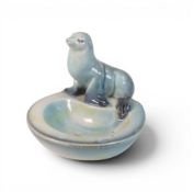 Beswick Blue Seal Ashtray. Model 360. Height 13 cm