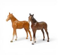 Beswick Thoroughbred Foal - First Version in Brown & Palomino Gloss (2)
