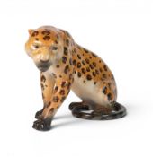 Beswick Leopard Seated. Model 841. Height 15cm