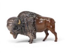 Beswick Bison. Model No 1019. Height 14cm