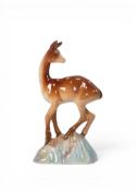 Beswick Deer on Rock. Model 696. Height 20cm