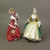 Two Royal Doulton figurines, Elegance HN2264 and Christmas Morn HN1992 (2).