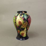 Moorcroft Queens Choice vase, dated 2001, designer Emma Bossons, height 16cm.