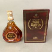 A bottle of Johnnie Walker Swing Superior Scotch Whisky, 43% ABV, 75cl in original box.