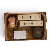 A collection of glass to include Webb hand-cut glass vase with box, Wedgwood Crystal Arthur