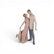 A Lladro figure ' Happy Anniversary' model number 6475, height 31cm.