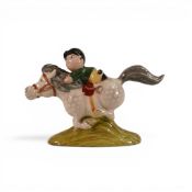 A Beswick Thelwell Grey Pony Model, 'Pony Express' height 11cm