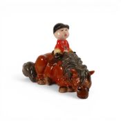 A Beswick Thelwell Pony Model, 'Kick Start' height 11cm