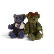 'Steiff Bears of the Week Series' to include:- Blue Wednesday's Bear (654619) poorly bear has a